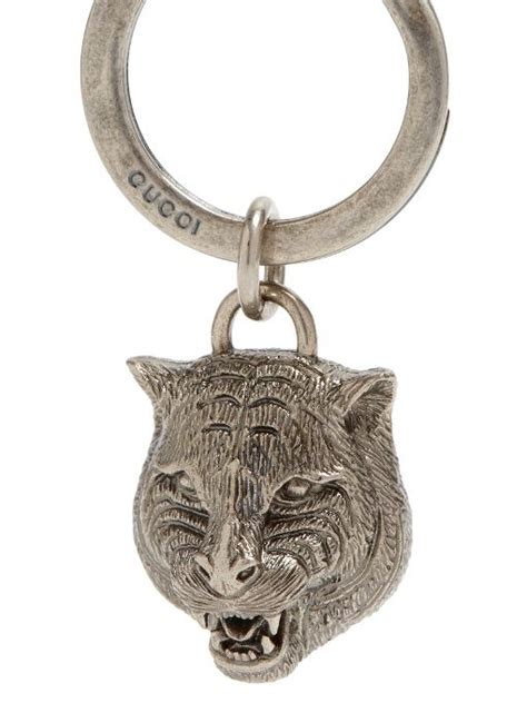 gucci tiger head key ring|gucci tiger head slides.